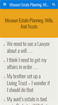 Mobile Screenshot of kctrustlaw.com