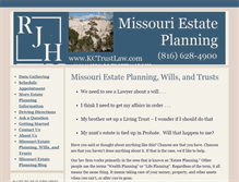 Tablet Screenshot of kctrustlaw.com